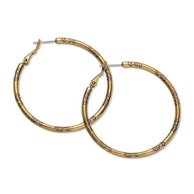 Brighton - Large Hoop Charm Earrings in Concord NC