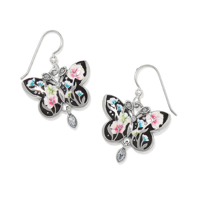 Brighton - Botanique Butterfly French Wire Earrings in Cisco TX