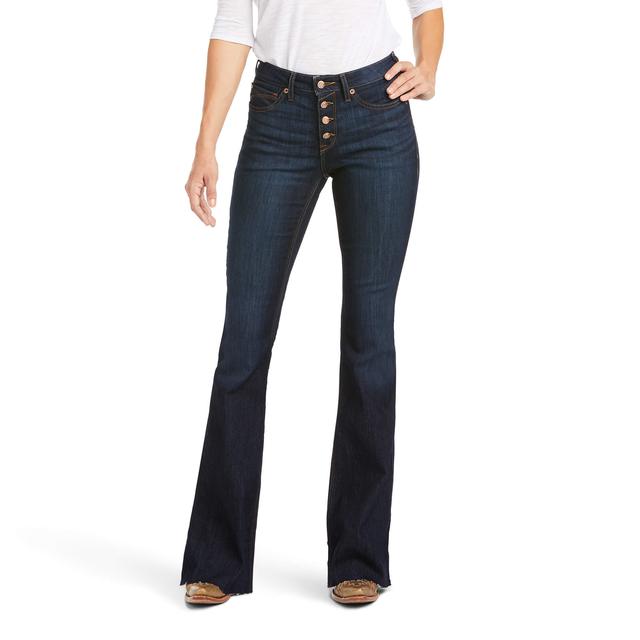 Ariat - Women's R.E.A.L. High Rise Ophelia Flare Jean in Eureka CA