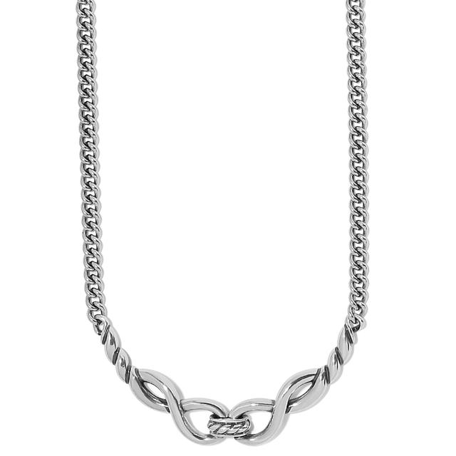 Brighton - Interlok Infinity Collar Necklace