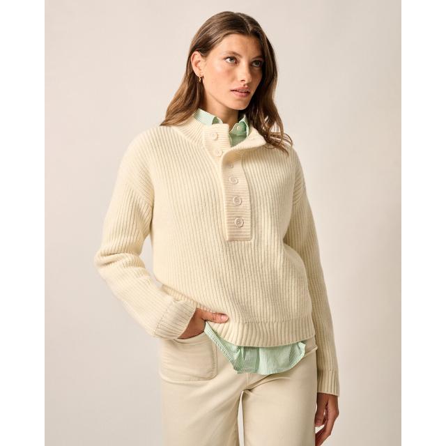 Johnnie-O - Womens Kerrigan Cashmere Blend Henley Sweater