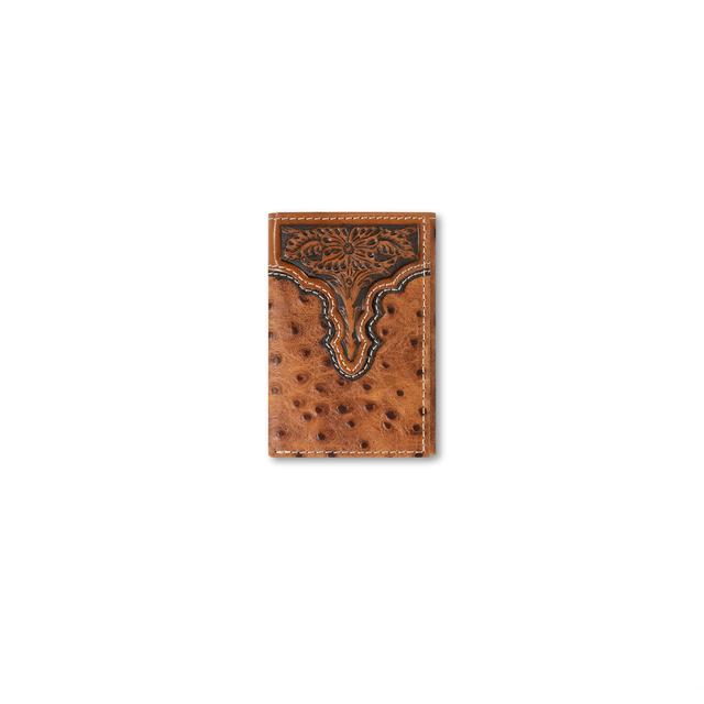 Ariat - Men's Ostrich Trifold Wallet