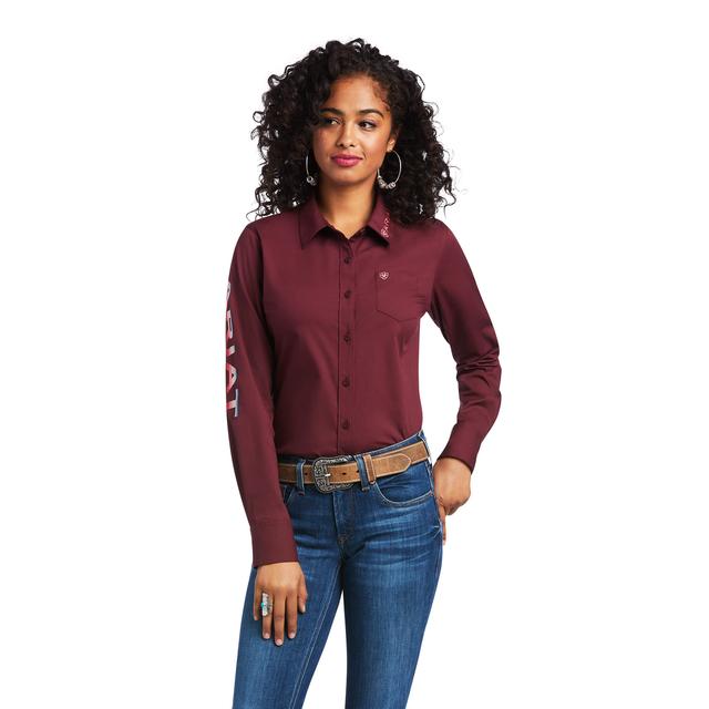 Ariat - Women's Wrinkle Resist Team Kirby Stretch Shirt in Concord NC