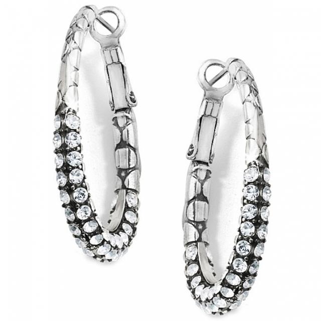 Brighton - Pebble Pave Hoop Earrings