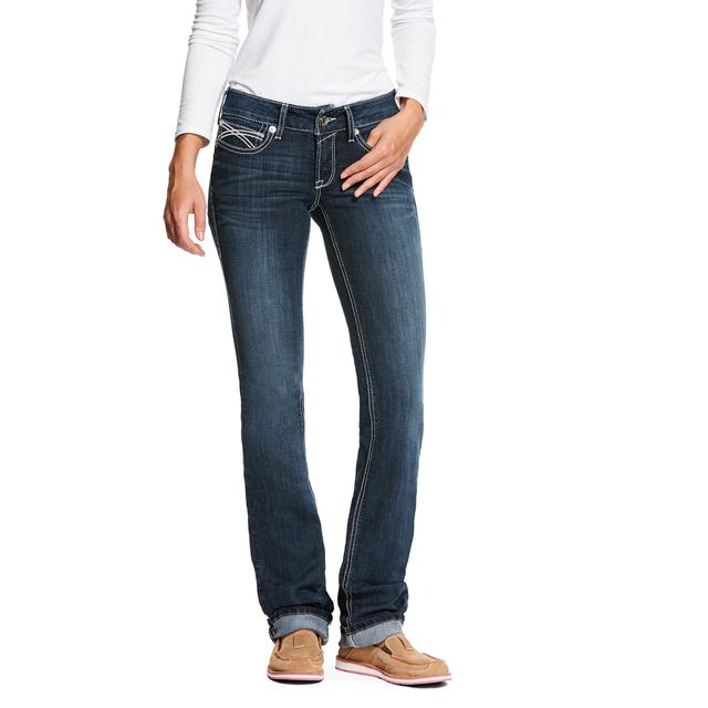 Ariat - Women's R.E.A.L. Low Rise Stretch Kylie Stackable Straight Leg Jean in Durham NC