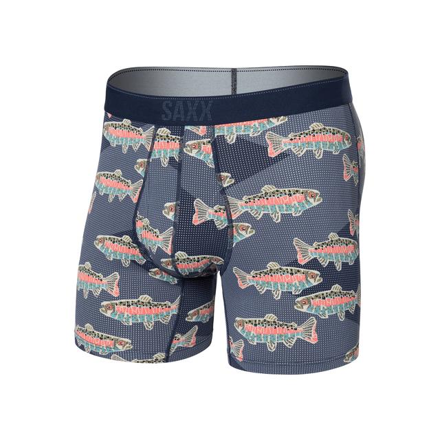 Saxx - Men's Quest Quick-Dry Mesh Open Fly Boxer Briefs
