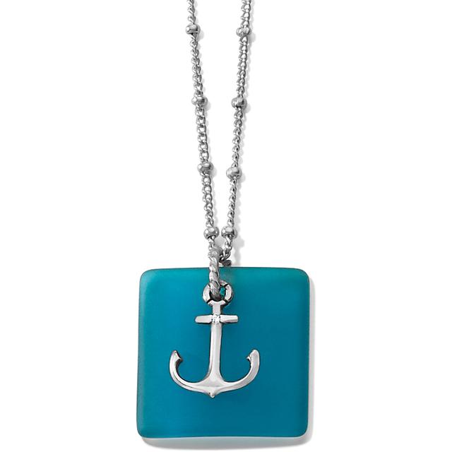 Brighton - Sea Shore Anchor Glass Necklace in Turlock CA