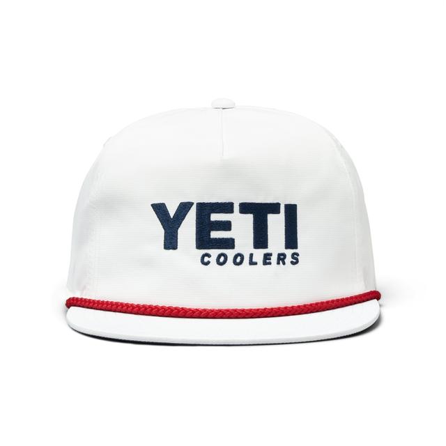 YETI - YETI Coolers Mid Pro Flat Brim Rope Hat - White - One Size