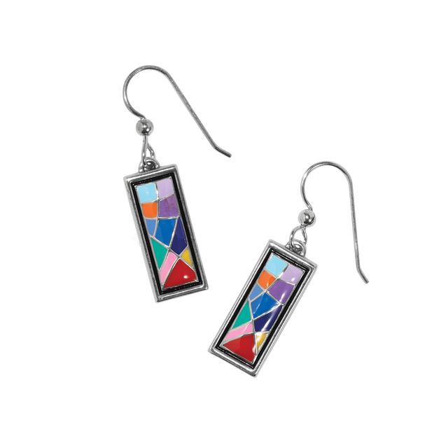 Brighton - Colormix Block French Wire Earrings