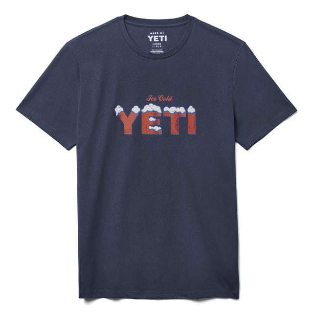 YETI - Cool Ice Short Sleeve T-Shirt - Navy - L