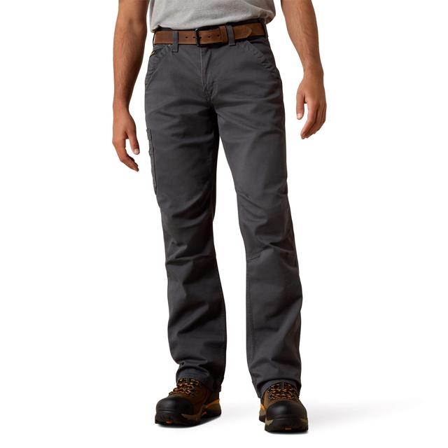 Ariat - Men's Rebar M4 Relaxed DuraStretch Washed Twill Dungaree Boot Cut Pant