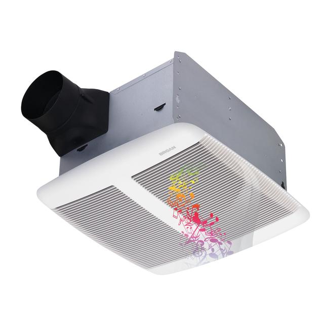 Broan-NuTone - Sensonic 110 CFM Ceiling Bathroom Exhaust Fan with Speaker and Bluetooth Wireless Technology, ENERGY STAR*