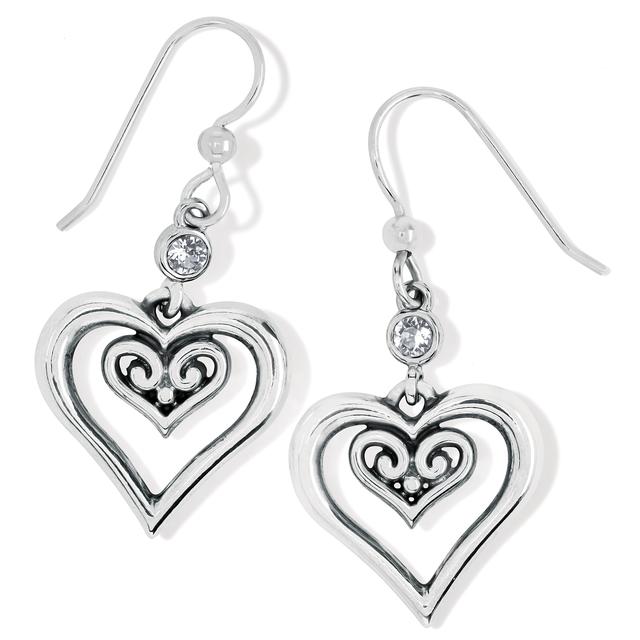 Brighton - Alcazar Duet Heart French Wire Earrings