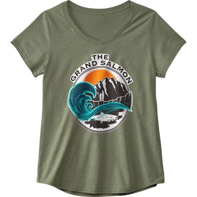 NRS - Women's Grand Salmon Short-Sleeve Eco T-Shirt in Gas City IN