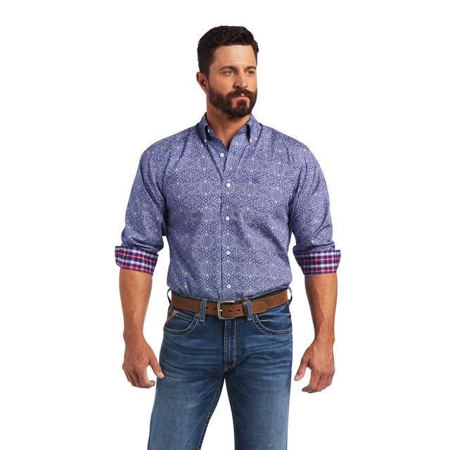 Ariat - Men's Wrinkle Free Slater Fitted Shirt in Indianapolis IN