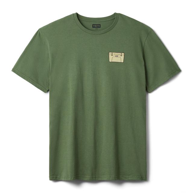 YETI - Tundra Badge Short Sleeve T-Shirt Military Green XL in South Sioux City NE