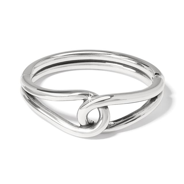 Brighton - Interlok Curve Hinged Bangle