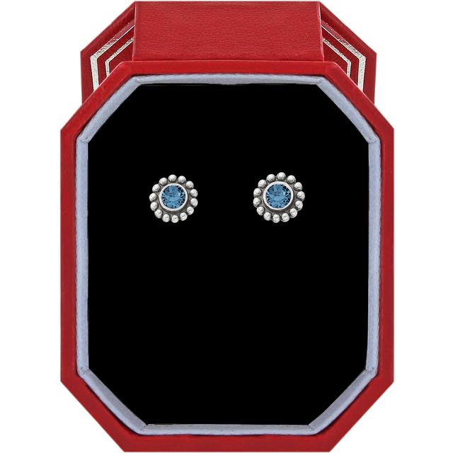 Brighton - Twinkle Sapphire Mini Post Earrings Gift Box