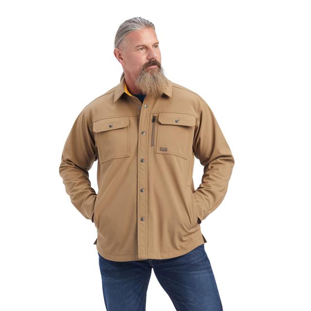 Ariat - Men's Rebar DuraStretch Utility Softshell Shirt Jacket in Durham NC