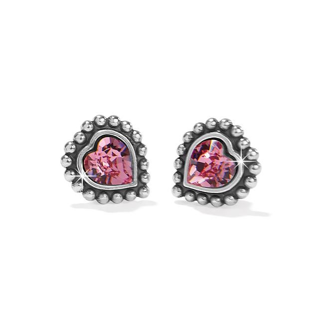 Brighton - Shimmer Heart Mini Post Earrings