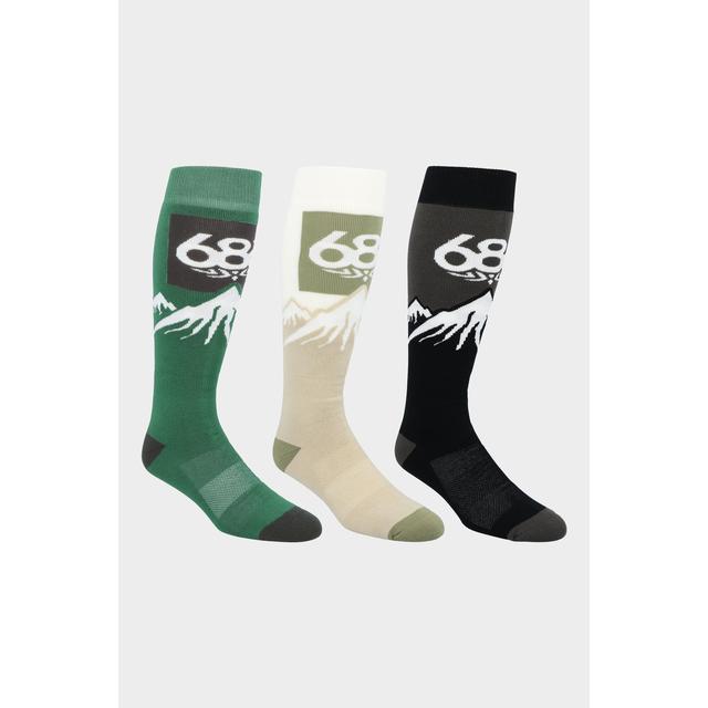 686 - Men's Snow Caps Sock 3-Pack