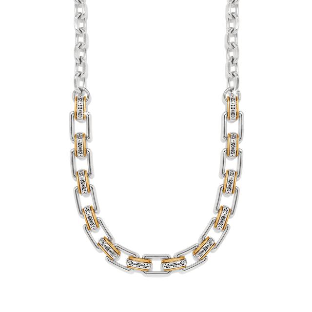 Brighton - Mosaic Two Tone Links Necklace