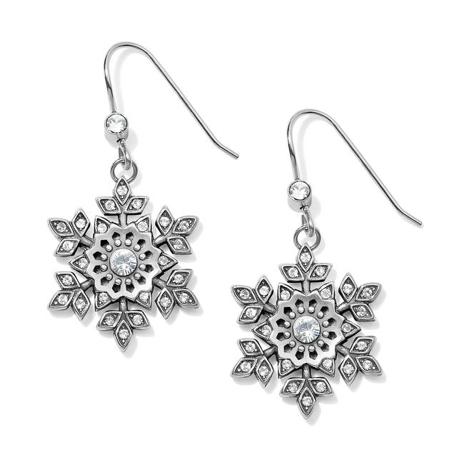 Brighton - Glint Snowflake French Wire Earrings in Gas City IN