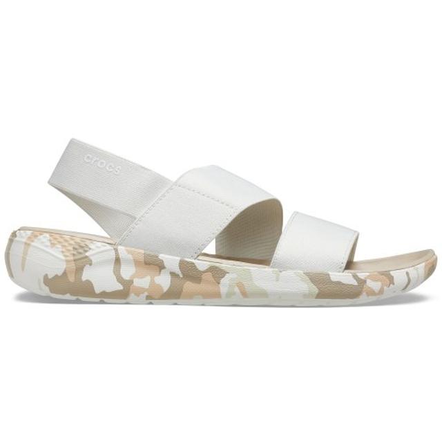 Crocs - Women's LiteRide Printed Camo Stretch Sandal in Concord NC