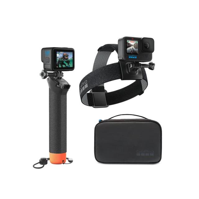 GoPro - Adventure Kit Handler, Head Strap 2.0 + Compact Case