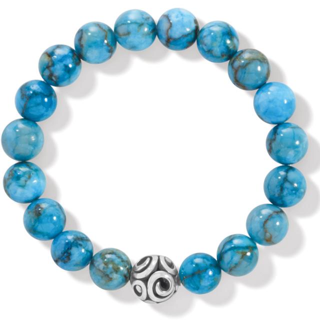 Brighton - Contempo Chroma Turquoise Stretch Bracelet in Everett PA