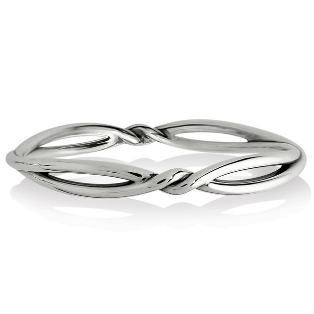 Brighton - Interlok Twist Bangle in Alma MI