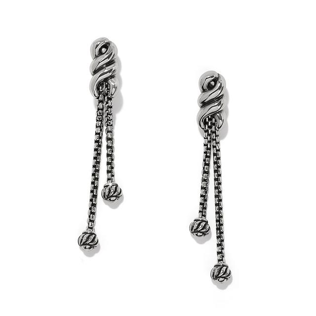 Brighton - Interlok Twist Double Post Drop Earrings in Alma-MI