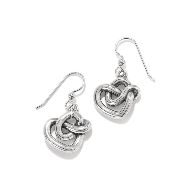 Brighton - Interlok Curve Heart French Wire Earrings