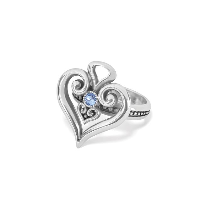 Brighton - Alcazar Heart Glint Ring in Cambria-CA