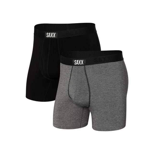 Saxx - Men's Ultra Super Soft (2 Pack) Open Fly Boxer Briefs