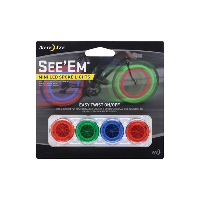 Nite Ize - See'Em Mini Spoke Lights - 4 Pack - Assorted in Riverside CA