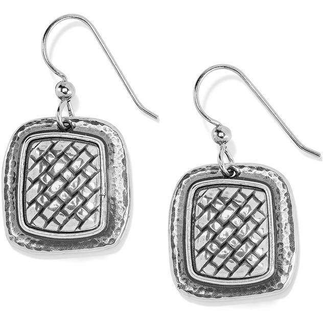 Brighton - Ferrara Artisan Square French Wire Earrings in Statesboro GA