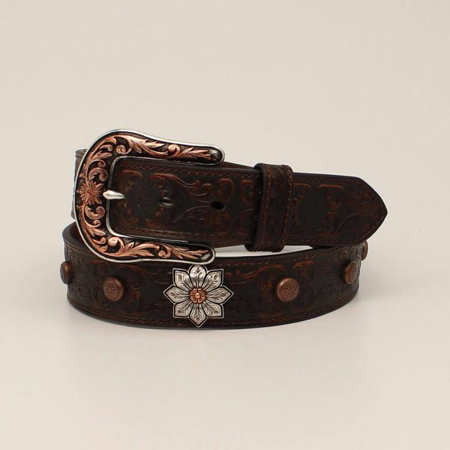 Ariat - Women's Flower medallion belt in Durham NC