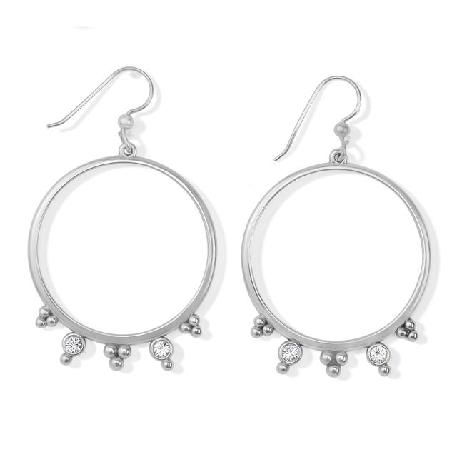 Brighton - Twinkle Granulation Round French Wire Earrings in Turlock CA