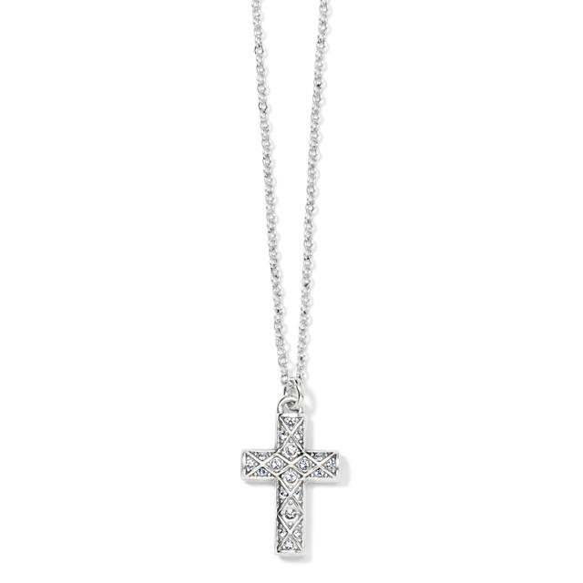 Brighton - Diamond Cross Necklace