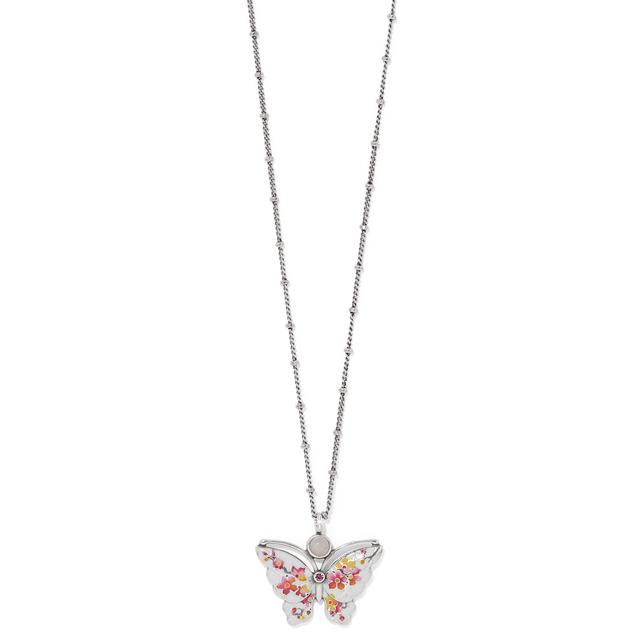 Brighton - Kyoto In Bloom Sakura Petite Butterfly Necklace in Malvern-AR