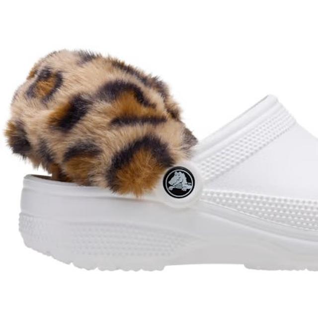 Crocs - Faux Leopard Printed Back Strap Scrunchie