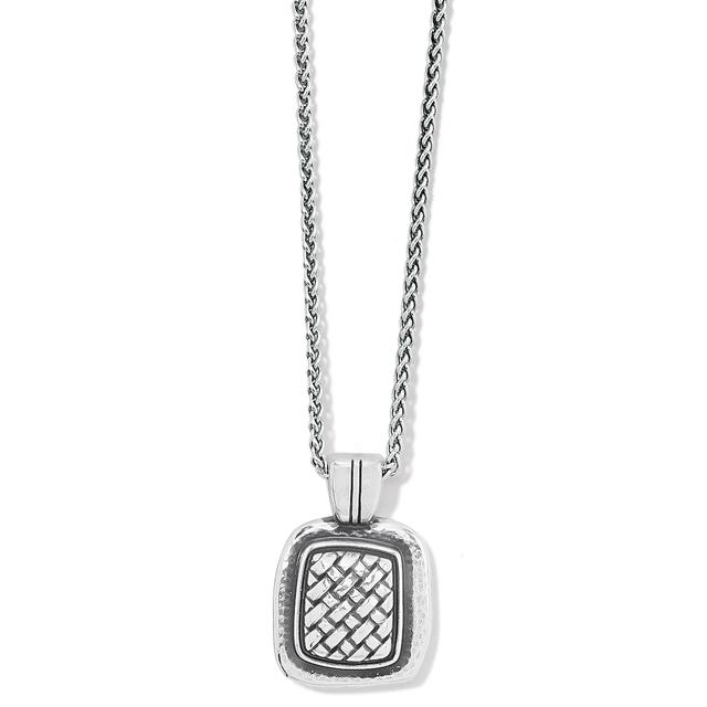 Brighton - Ferrara Artisan Square Pendant Necklace in Malvern-AR