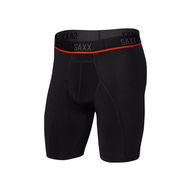 Saxx - Men's Kinetic Light-Compression Mesh Long Boxer Briefs