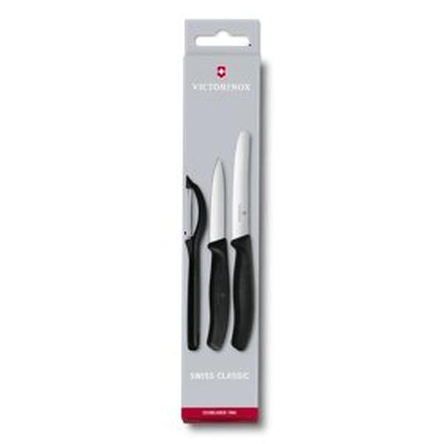 Victorinox - Swiss Classic Paring Knife Set with Peeler, 3 Pieces Victorinox (Black, 0 in) in South Sioux City NE