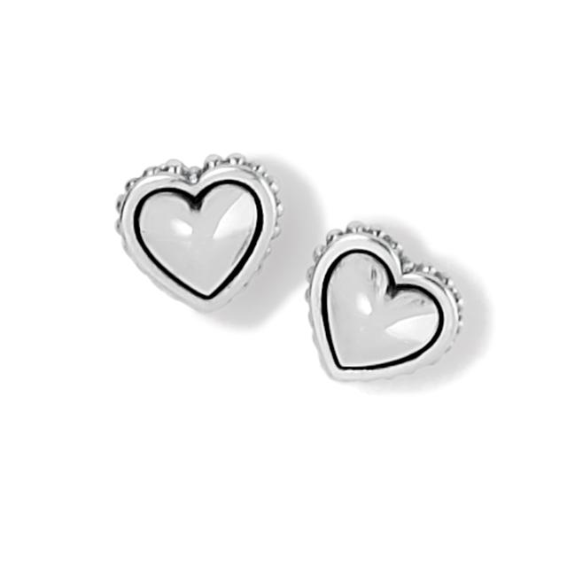 Brighton - Pretty Tough Petite Heart Post Earrings