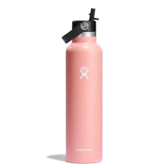 Hydro Flask - 24 oz Standard Mouth with Flex Straw Cap - Grapefruit