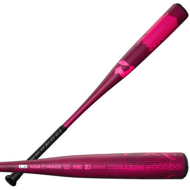 DeMarini - 2024 Neon Pink Voodoo One (-3) BBCOR Bat