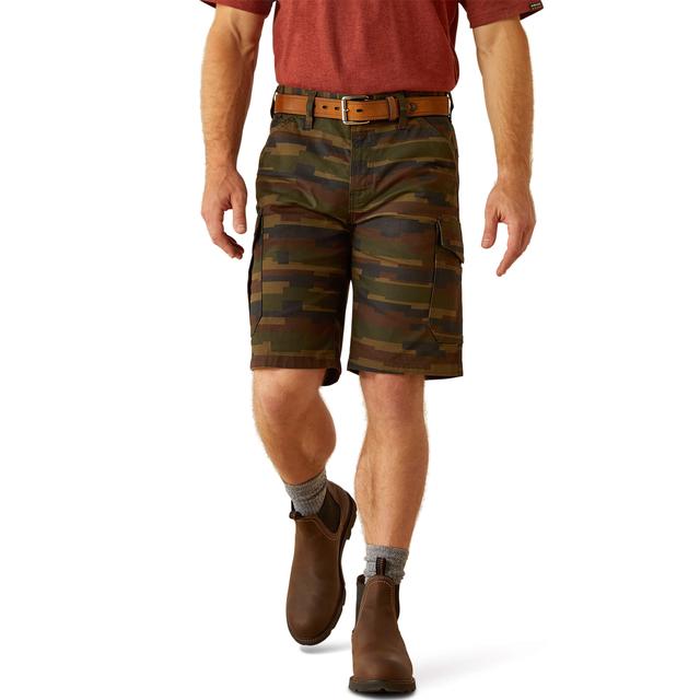Ariat - Men's Rebar DuraStretch Made Tough Cargo 11" Short