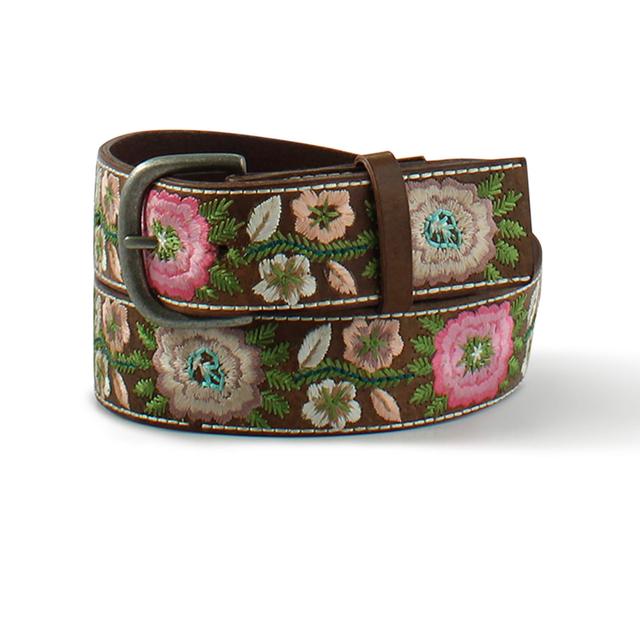 Ariat - Floral Embroidered Belt